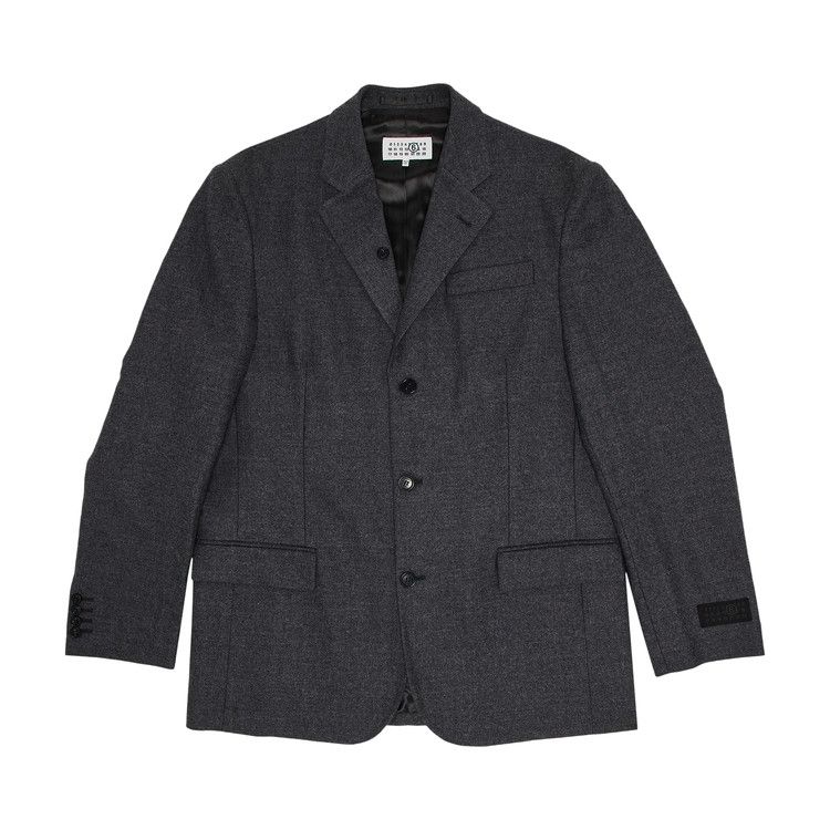 

Куртка MM6 Maison Margiela Tailored Wool Jacket, Dark Grey Melange