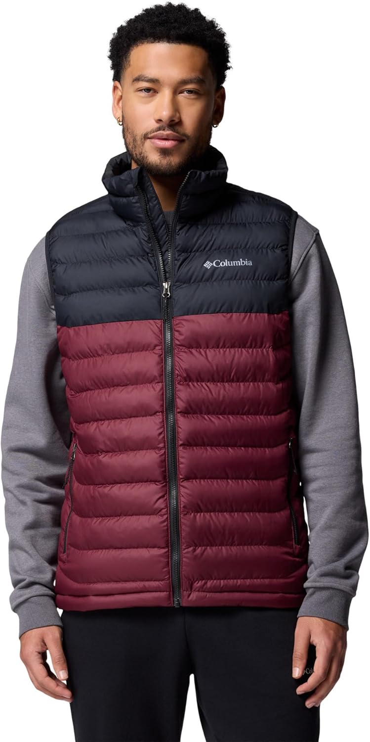 

Columbia Мужская жилетка Powder Lite II, Rich Wine/Black