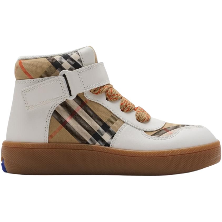 Burberry Кроссовки для скейтбординга High top Kids' Brown Kids' — фото 3