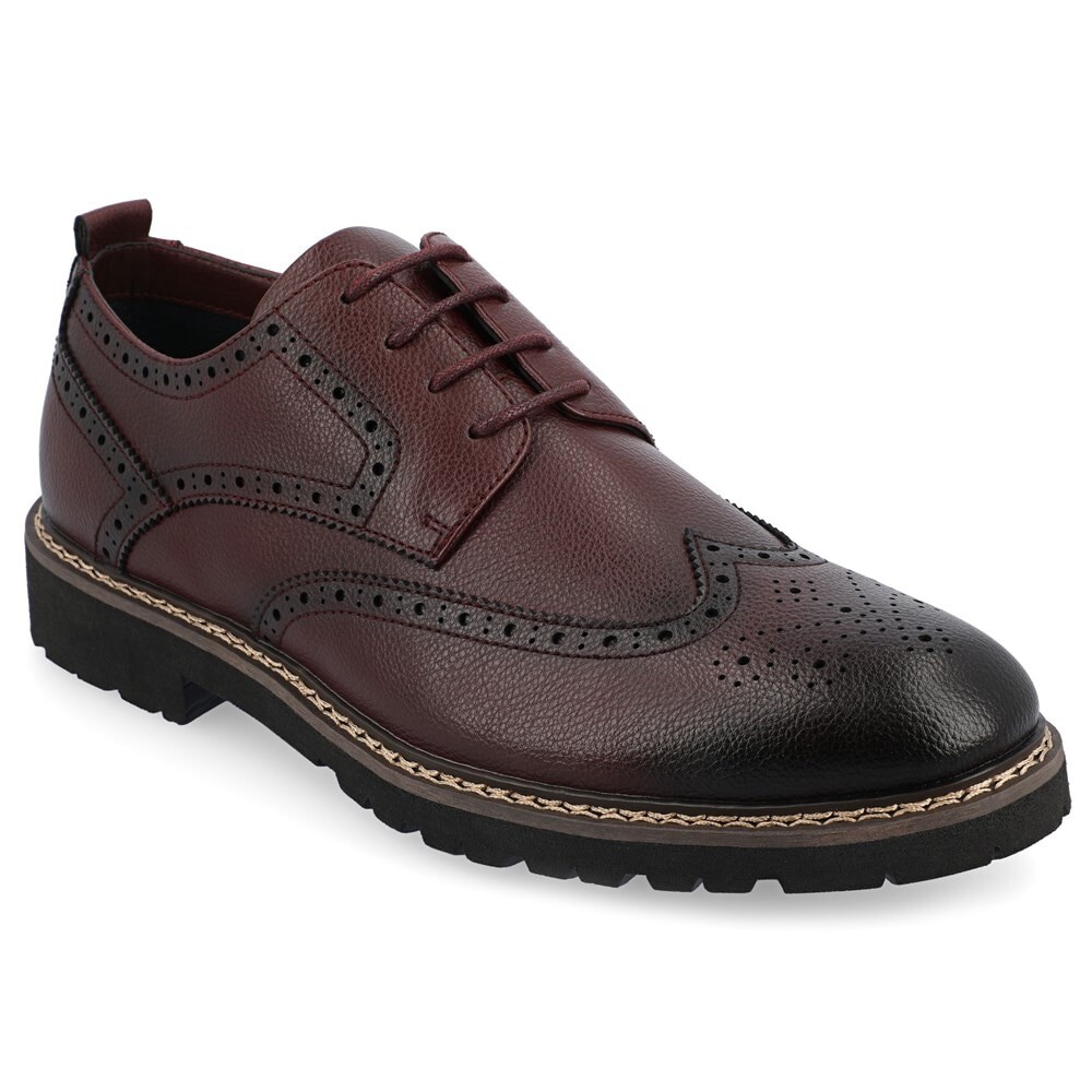 

Мужские оксфорды Campbell Wing Tip Vance Co., бордовый, Красный, Мужские оксфорды Campbell Wing Tip Vance Co., бордовый