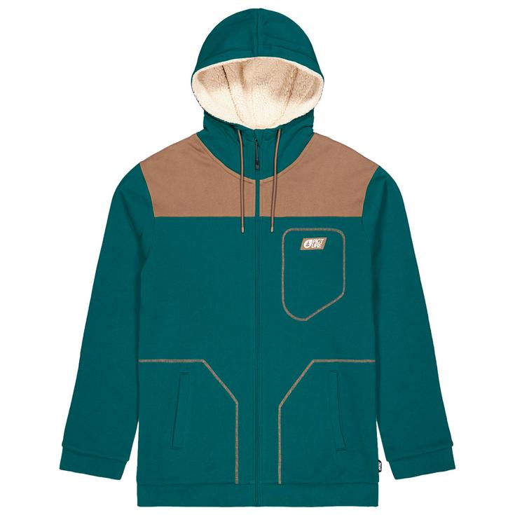 

Толстовка с капюшоном на молнии из флиса и плюша для глубоководья - s Picture