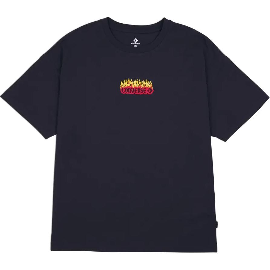 

Converse Обычная футболка женская черная, Черный, Converse Обычная футболка женская черная