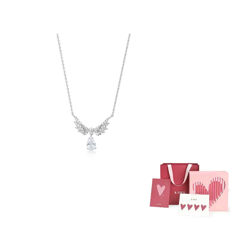 

KADER Серебряное колье 925 пробы для женщин в белом/розовом золоте