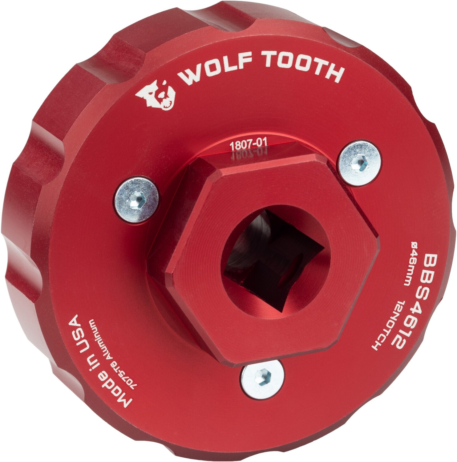 

Инструмент для нижнего кронштейна Wolf Tooth Components, красный