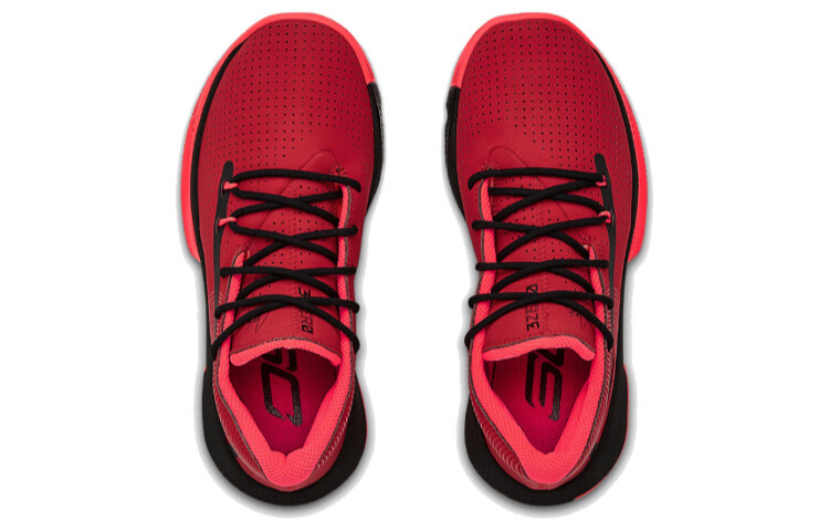 Баскетбольные кроссовки Sc 3zer0 III для детей GS Low-top Red/Black Under Armour — фото 4