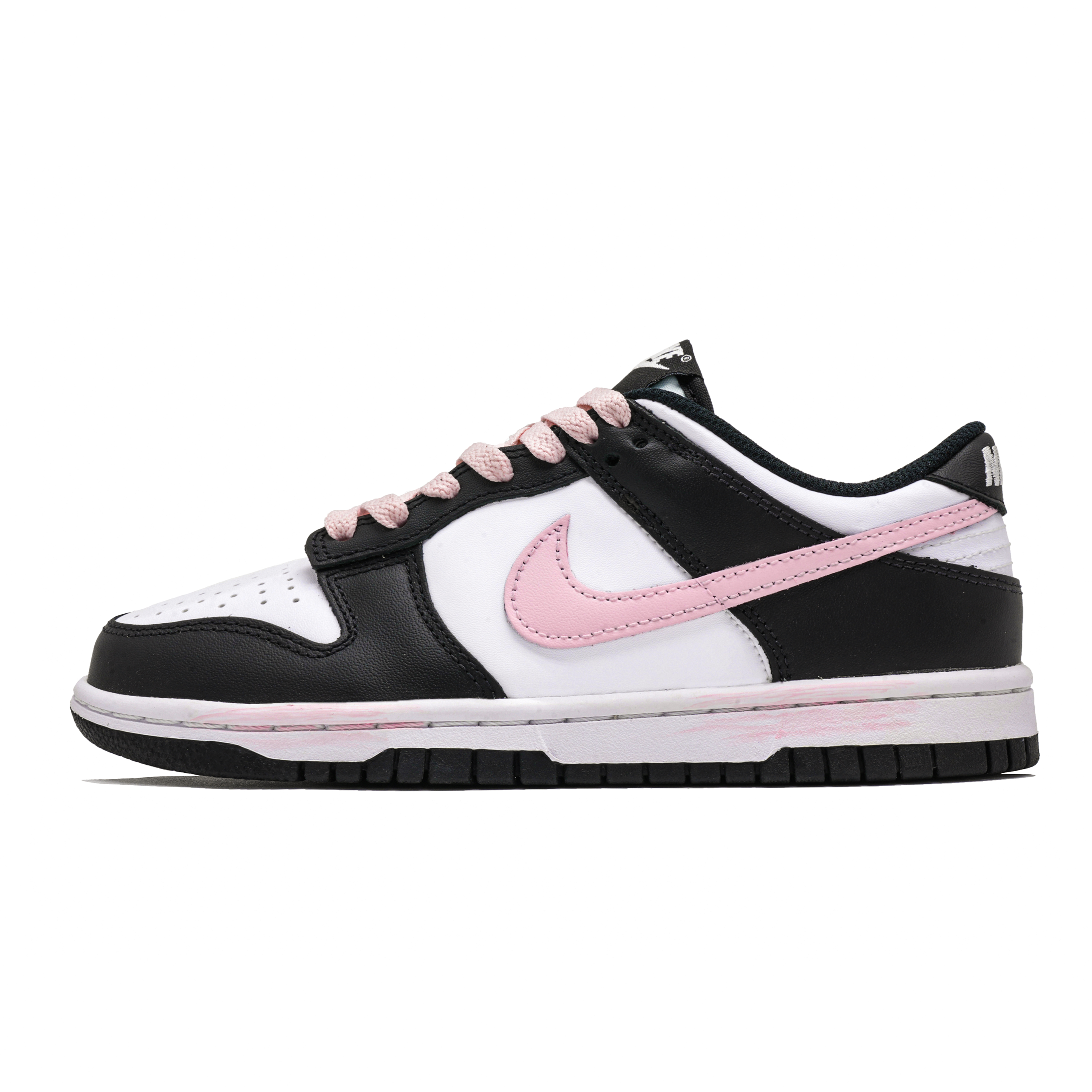 

Детские скейтерские кроссовки Dunk Grade School Nike, черный/розовый