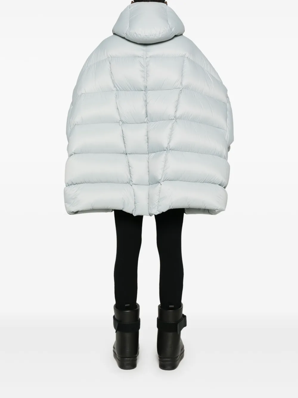 Пальто Jumbo Hooded Peter Rick Owens, синий — фото 4