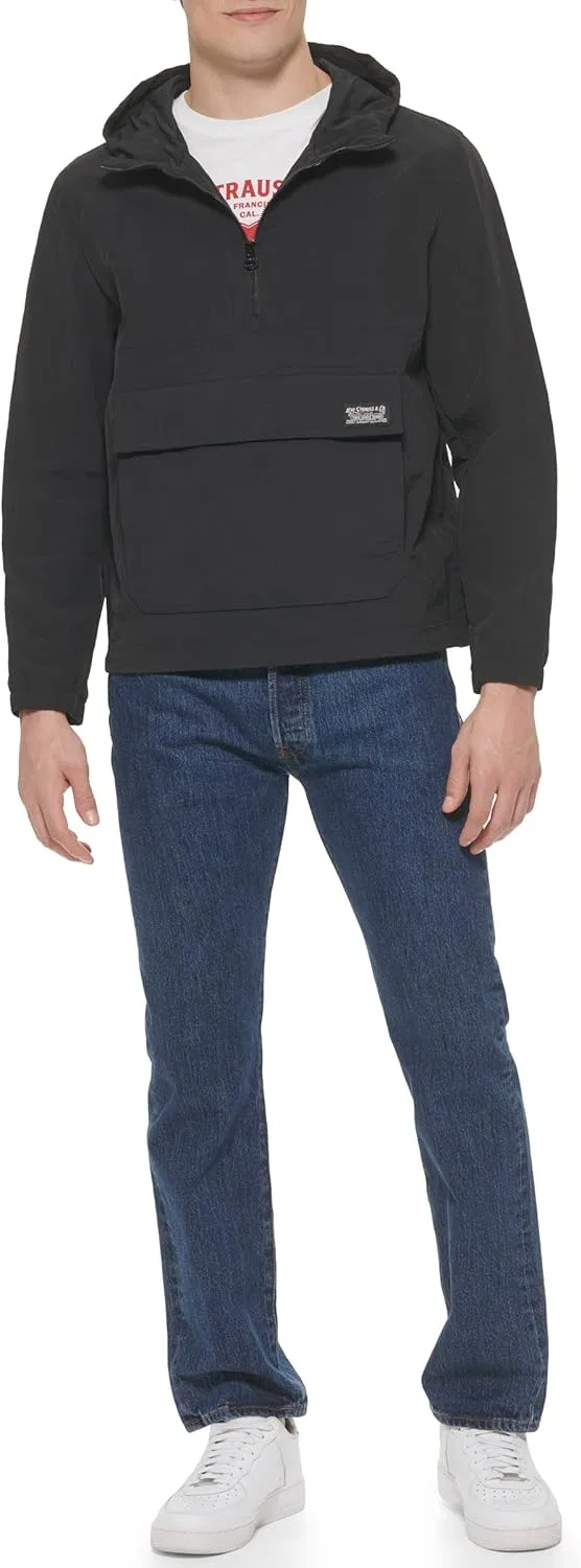 Легкая мужская ветровка Levi's Taslan с капюшоном — фото 3