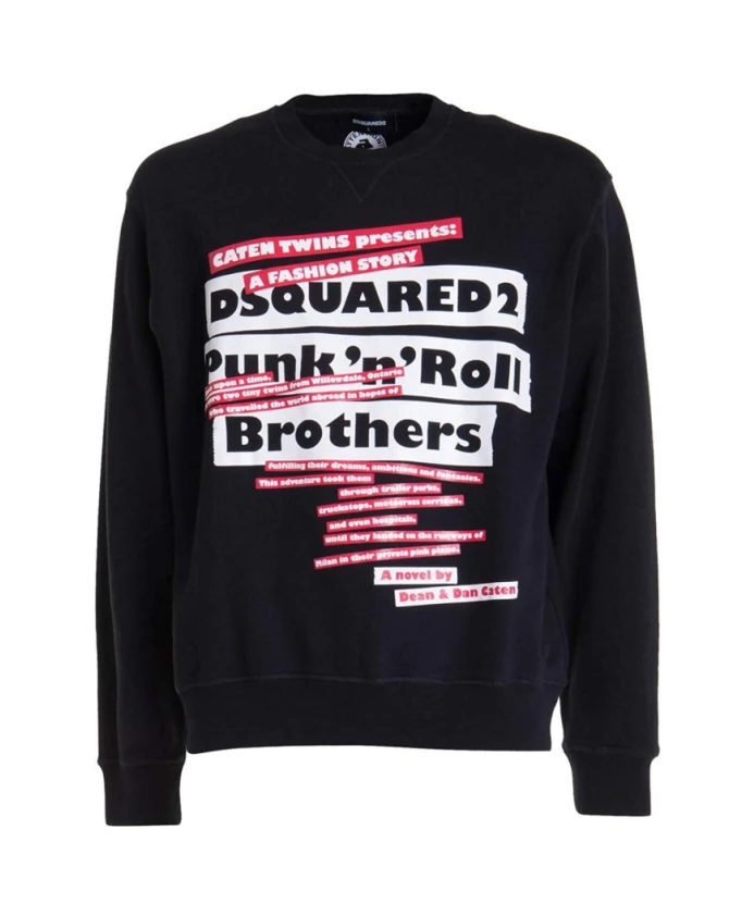 

Городская толстовка с графическим принтом Dsquared2, черный