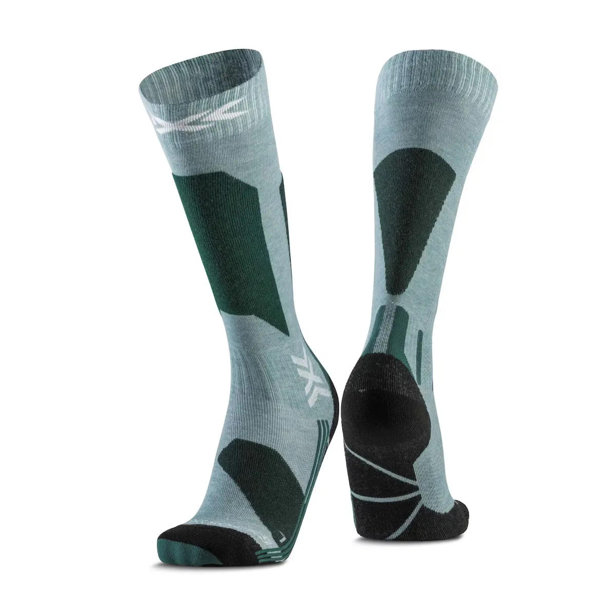 

DISCOVER OTC X-Socks Женские лыжные носки, зеленый