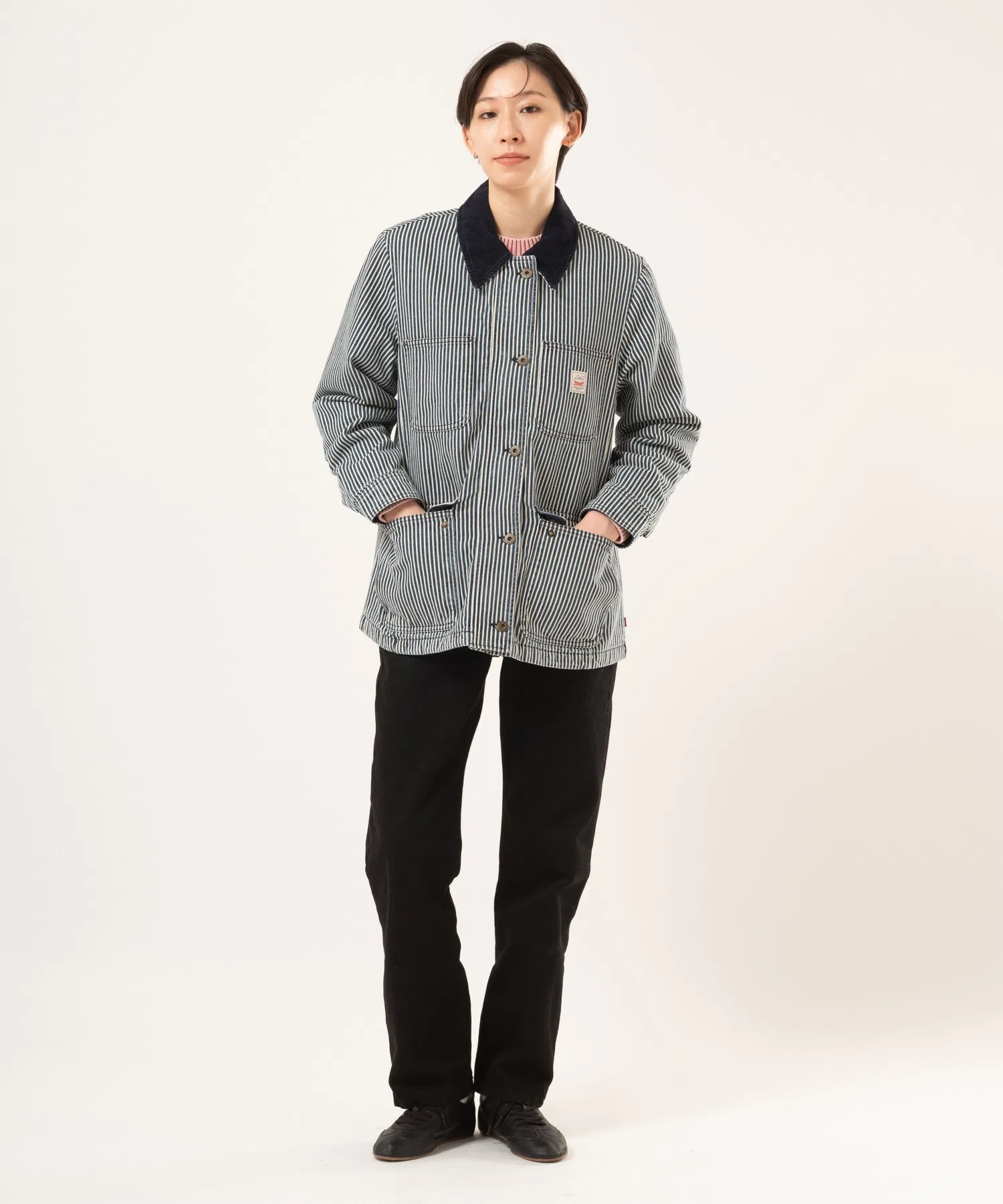 Полосатая куртка Levi's Bree Barn — фото 4