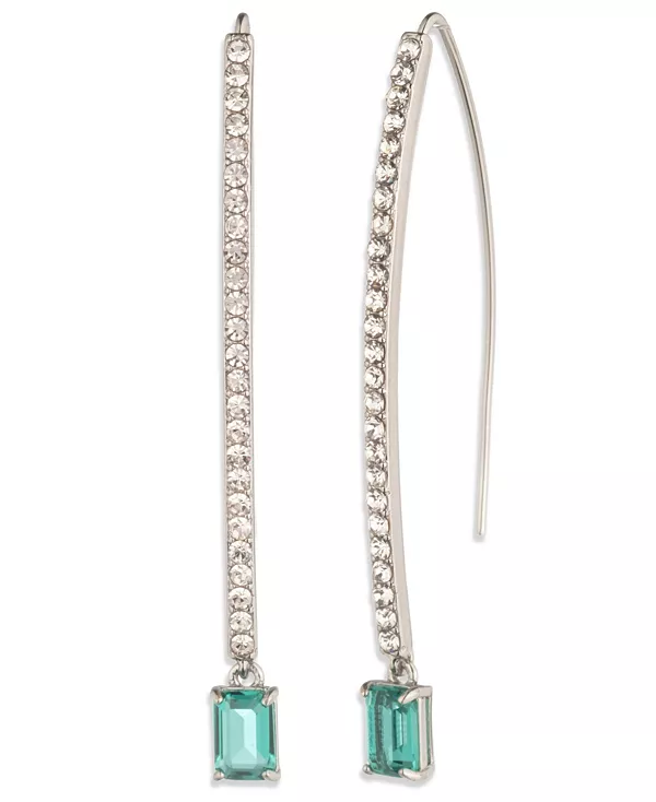 

Серьги-Нити с серебряным оттенком стеклянного паве (также в золотистом оттенке) Lauren Ralph Lauren, green