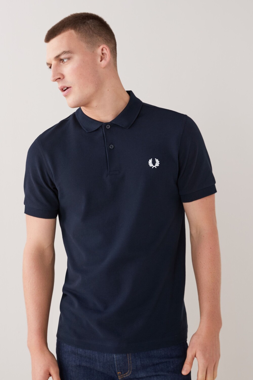 

Однотонная рубашка-поло Fred Perry, синий