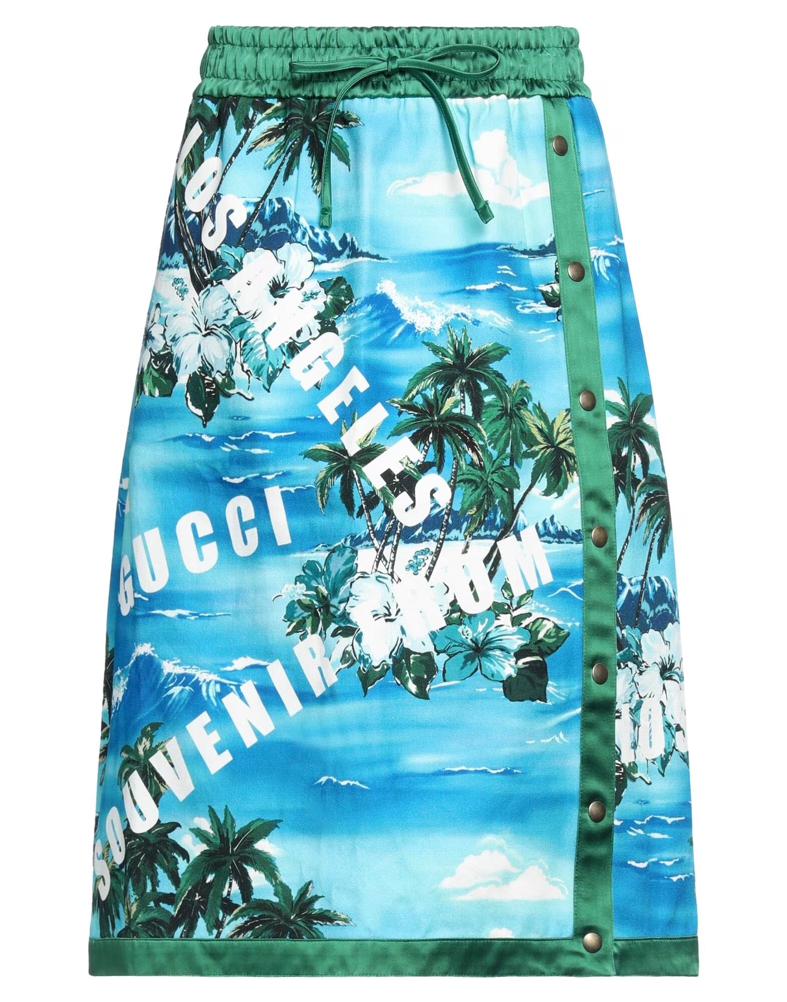 

Юбка миди Gucci, лазурный