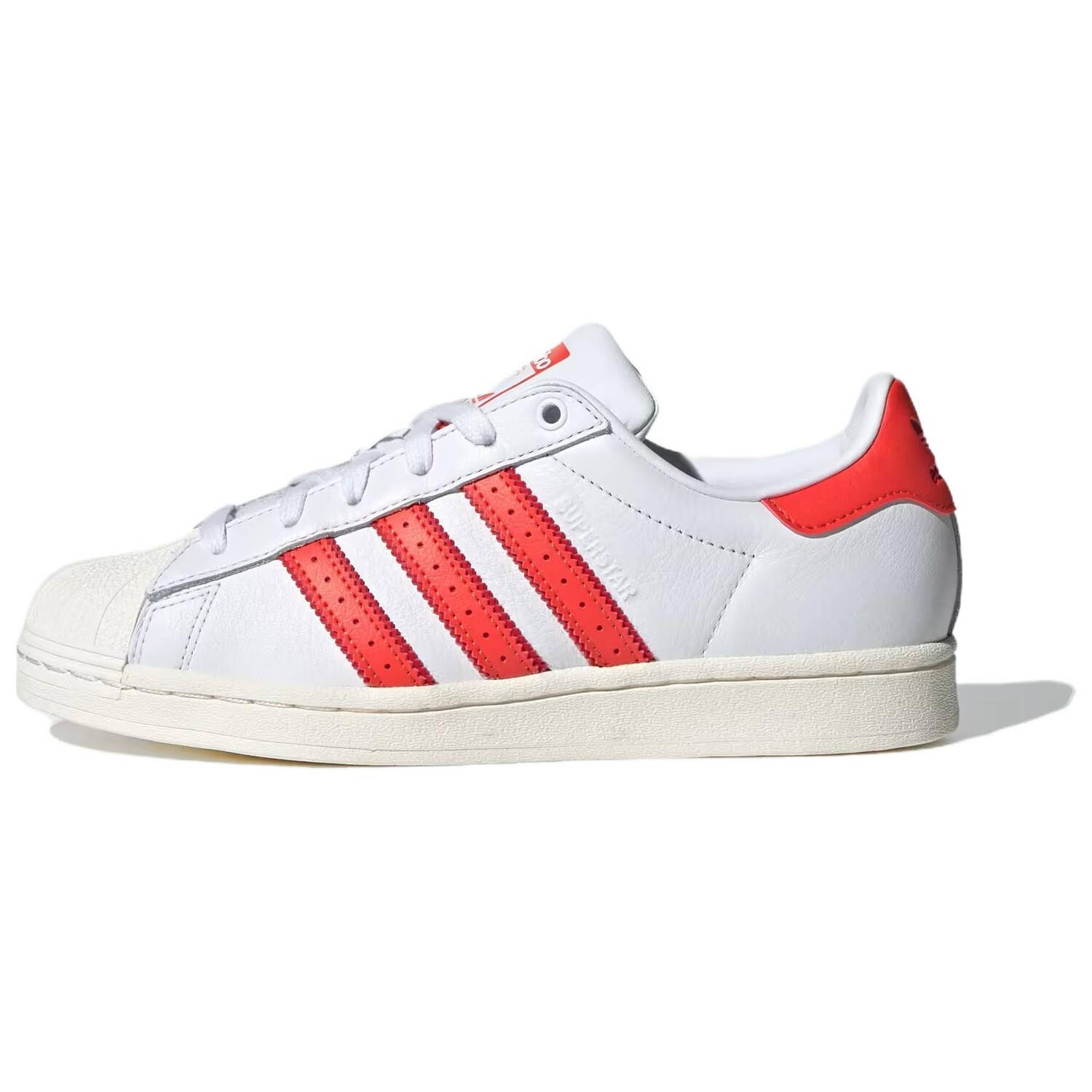 

Кроссовки Adidas Women's Superstar 'White Bright Red', белый