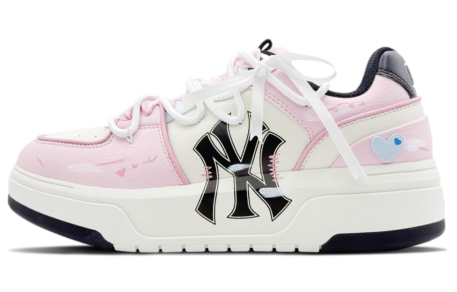 

MLB Chunky Liner Mood Unsettled, сине-розовые разноуровневые кроссовки на низкой подошве для скейтбординга Unisex