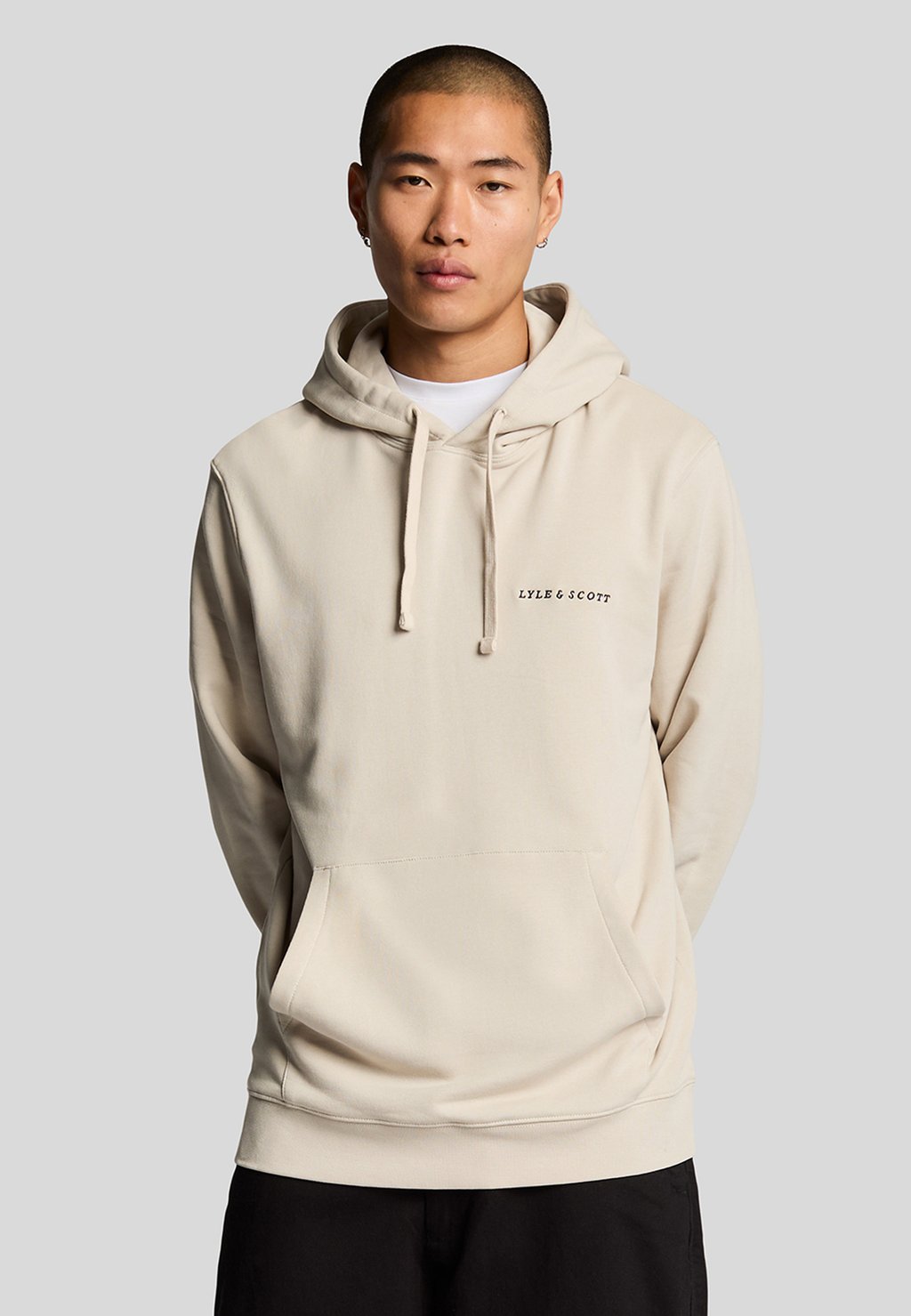 

Толстовка с капюшоном MID LAYERS LOOPBACK EMBROIDERED Lyle & Scott, белый
