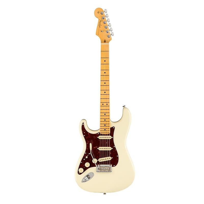 

Электрогитара Fender American Professional II Stratocaster Left-Handed Electric Guitar, Maple Fingerboard, Olympic White