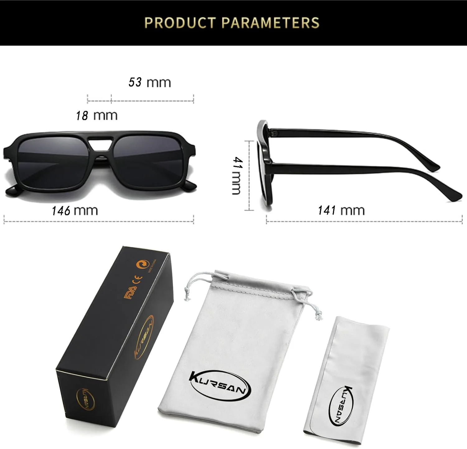 

Солнцезащитные очки-авиаторы в стиле ретро, ​​квадратные, для женщин и мужчин, винтажные, модные, прямоугольные, в стиле 70-х Kursan, 09 Orange/Gradient Yellow