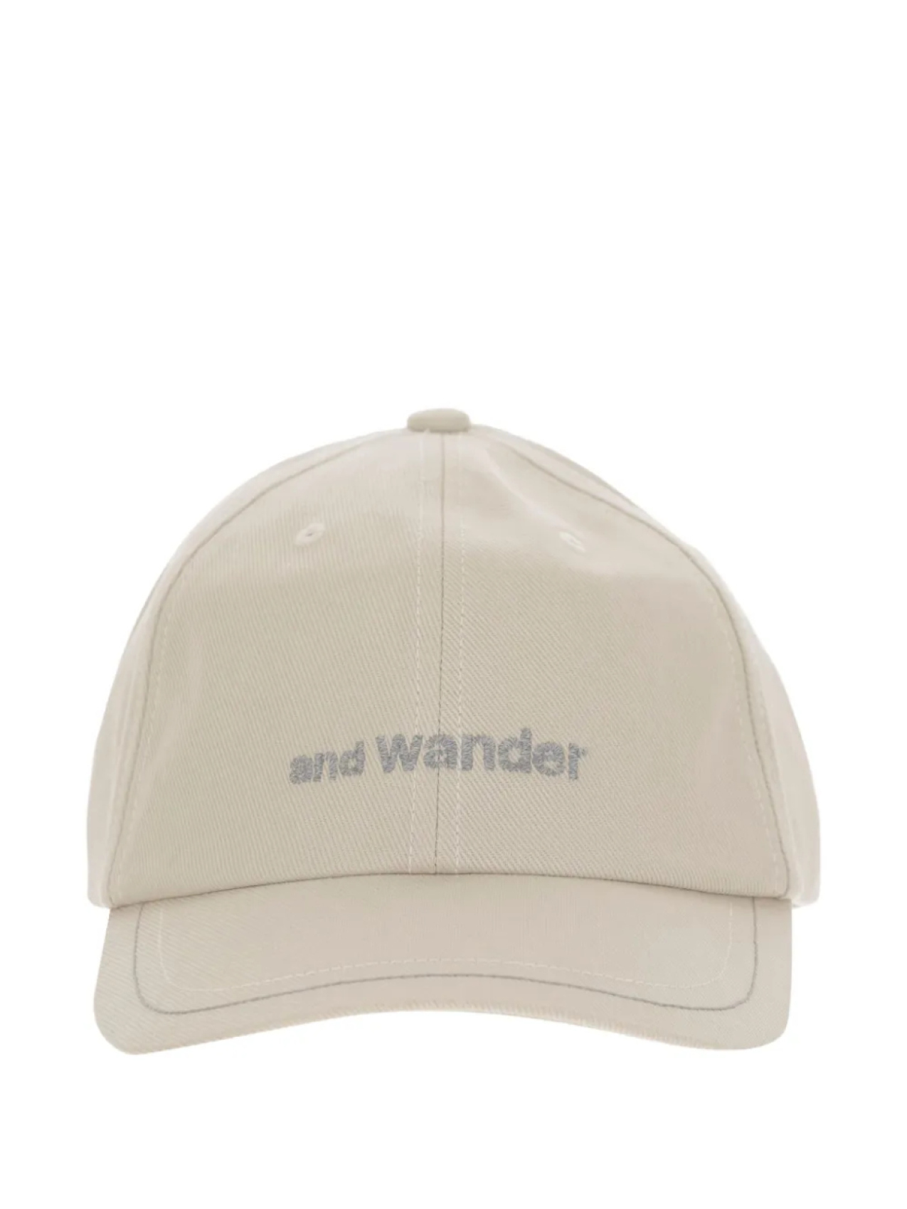 

Бейсболка с вышитым логотипом And Wander, белый