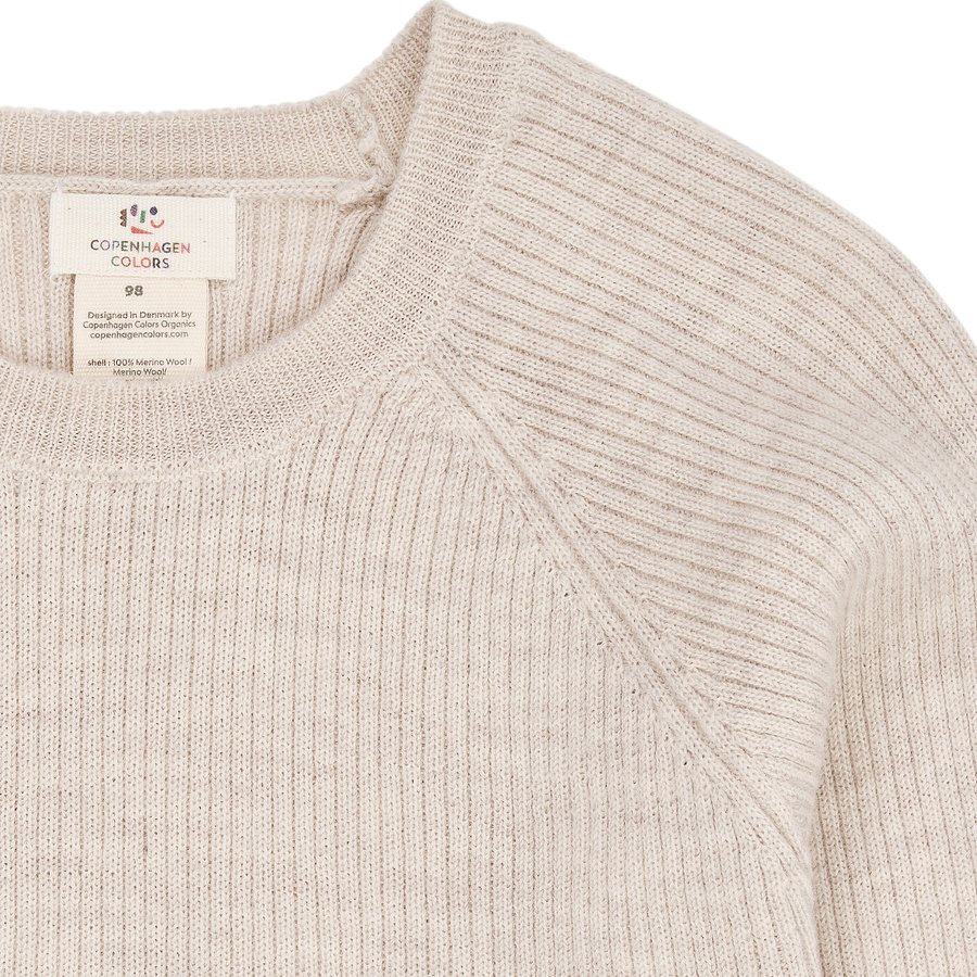 Джемпер Copenhagen Colors UNISEX, Pale Cream Melange/Beige — фото 3