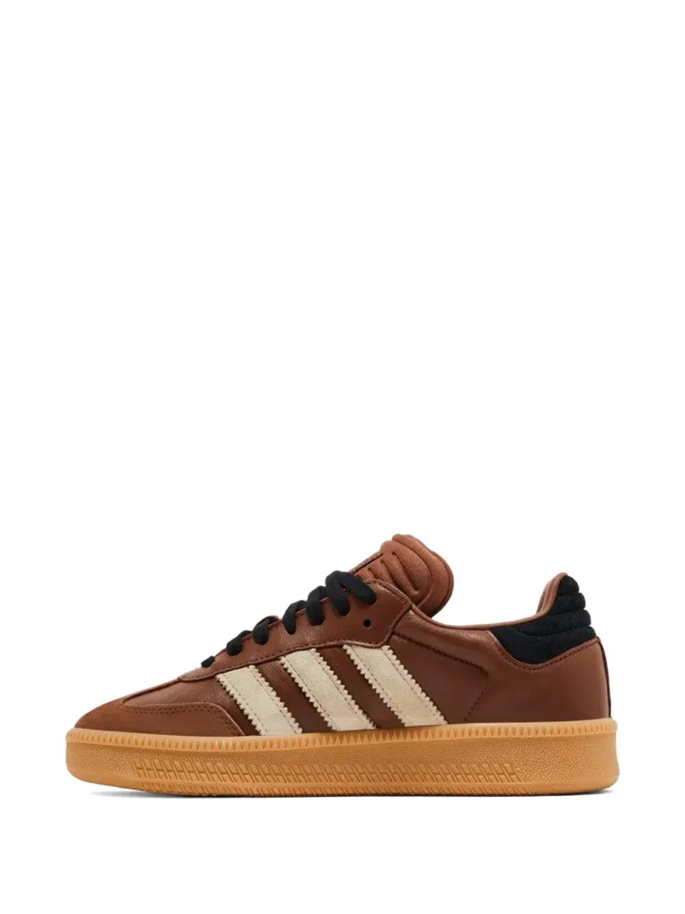 Кроссовки Samba XLG с тремя полосками, низкие Adidas, коричневый — фото 2