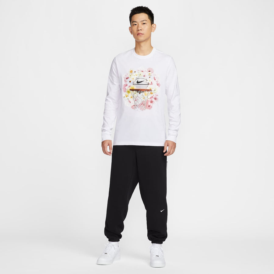 Футболка Nike AS M NK TEE LS M90 OC 2 SP25 T-Shirt Asia Sizing 'White', белый — фото 3