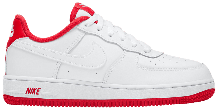 

Кроссовки Nike Force 1/1 PS 'White University Red', белый
