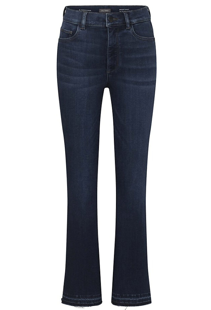 

DL1961 Женские ботинки Bridget: джинсы Instasculpt Crop Dark Indigo с высокой посадкой