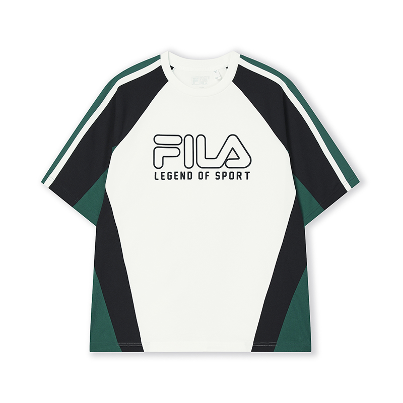 

FILA Оригинальная футболка мужская облачно-белая Cloud White, Белый, FILA Оригинальная футболка мужская облачно-белая Cloud White