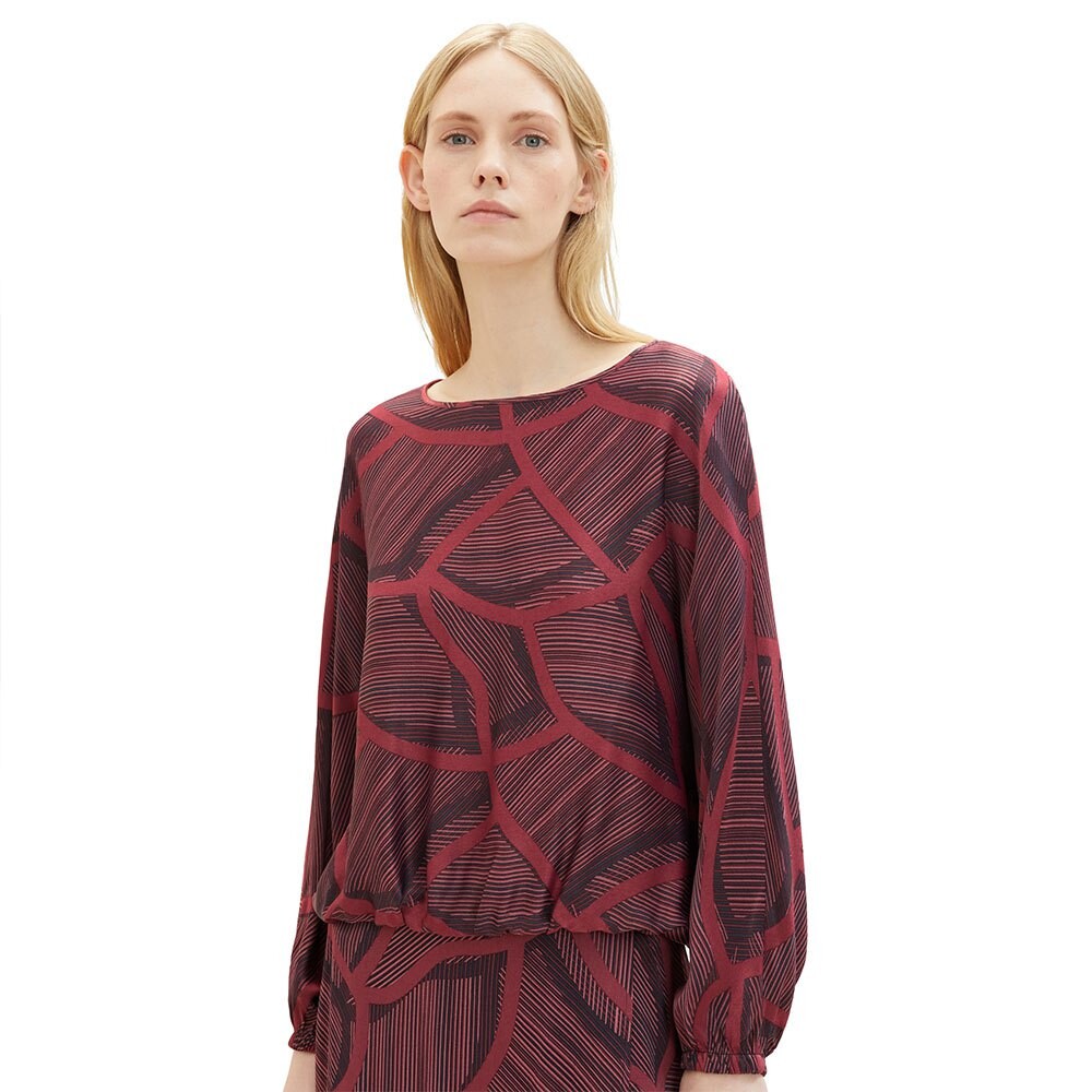 

Блуза Tom Tailor 1037896 Satin Printed, красный