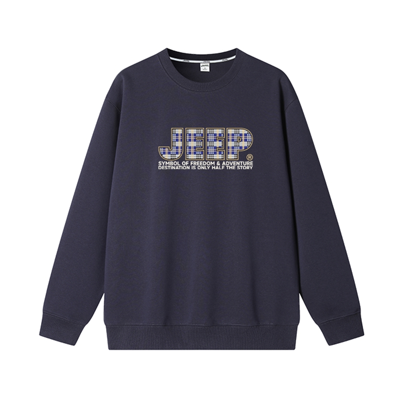 

Свитшот мужской с круглым вырезом Moderate Regular Jeep, темно-серый