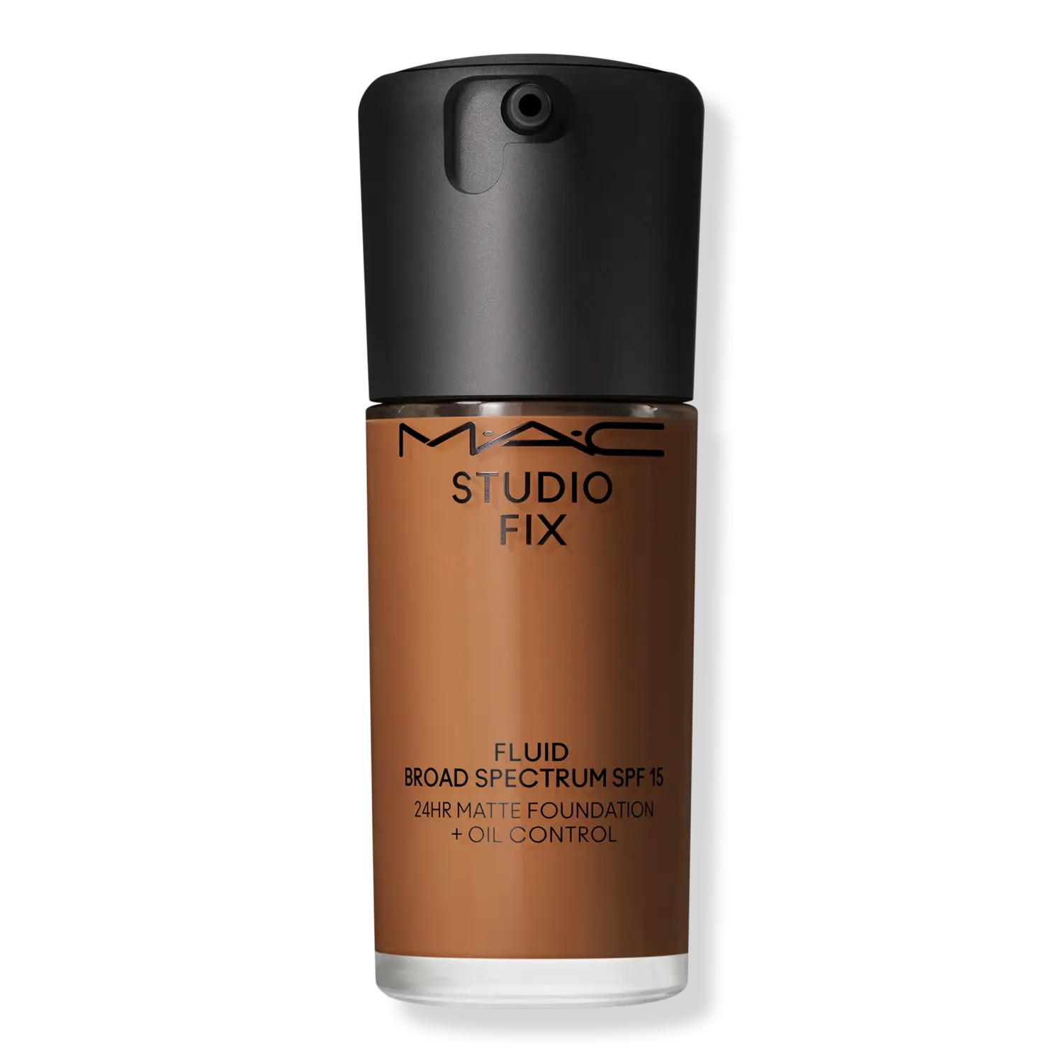 

Тональный крем Studio Fix Fluid SPF15 с матирующим эффектом и контролем жирности кожи на 24 часа. MAC, NC58 (deep rich brown with neutral undertone for deep dark skin)