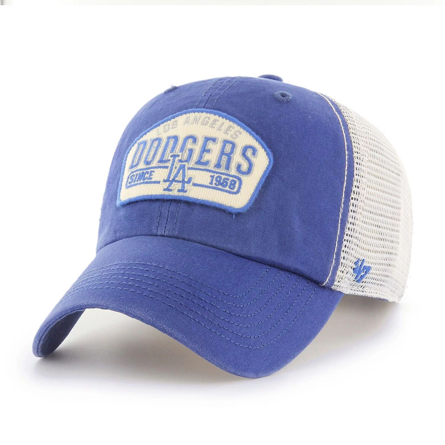 

Мужская кепка Snapback Royal Los Angeles Dodgers Penwald Clean Up Trucker '47