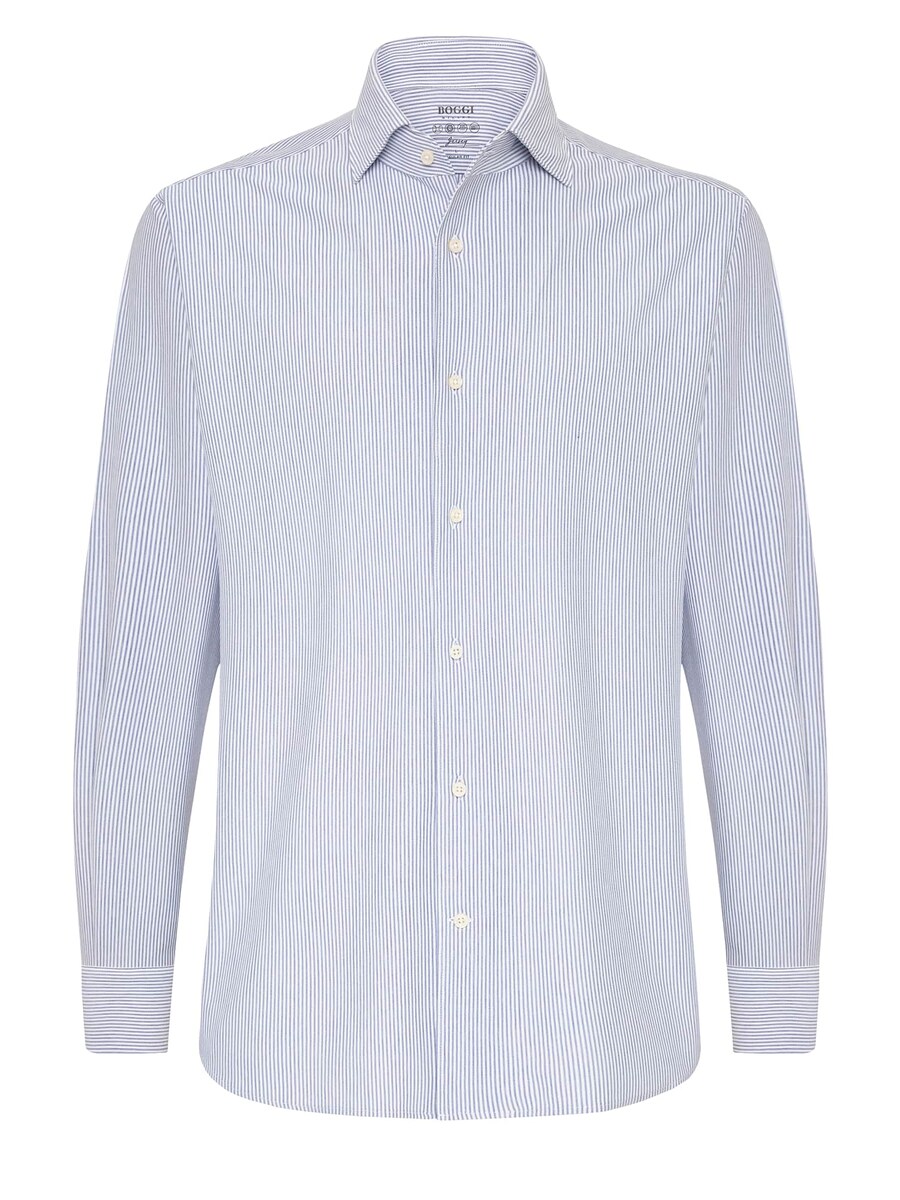 

Повседневная рубашка Boggi Milano Regular fit Button Up Shirt, синий