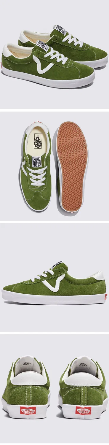 Мужские низкие кроссовки Sport Low Color Theory Pesto от Vans — фото 2