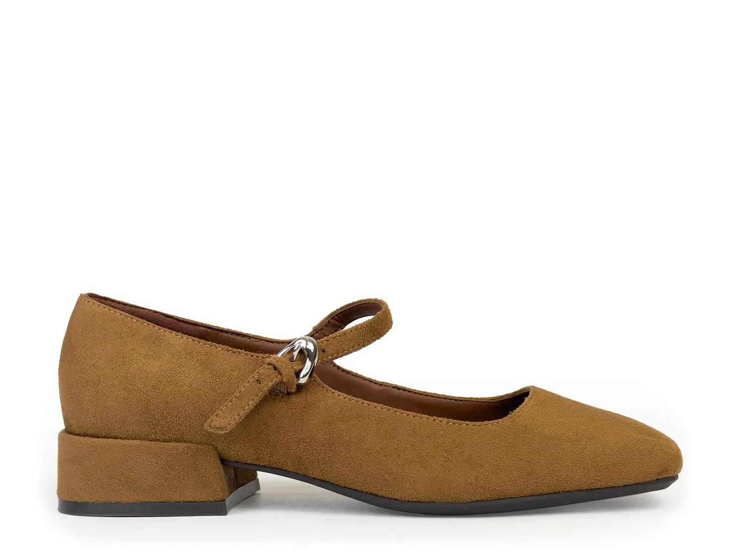 Туфли Aerosoles Isannah Mary Jane Pump, Brown Faux Suede — фото 2