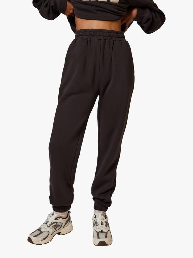 

Узкие джоггеры Petite All SZN из органического хлопка Lovall, Black Coffee