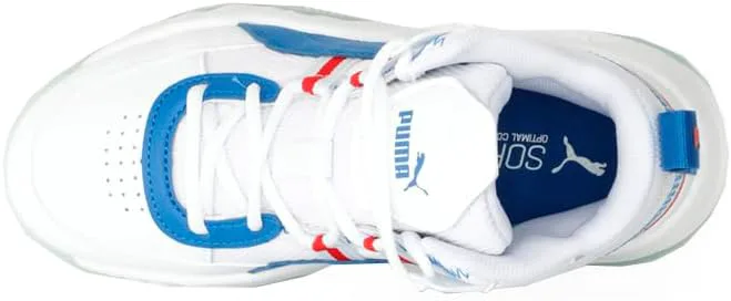 Детские кроссовки PUMA Rebound Future Next Gen на шнуровке для мальчиков, повседневные, черные, белый — фото 3
