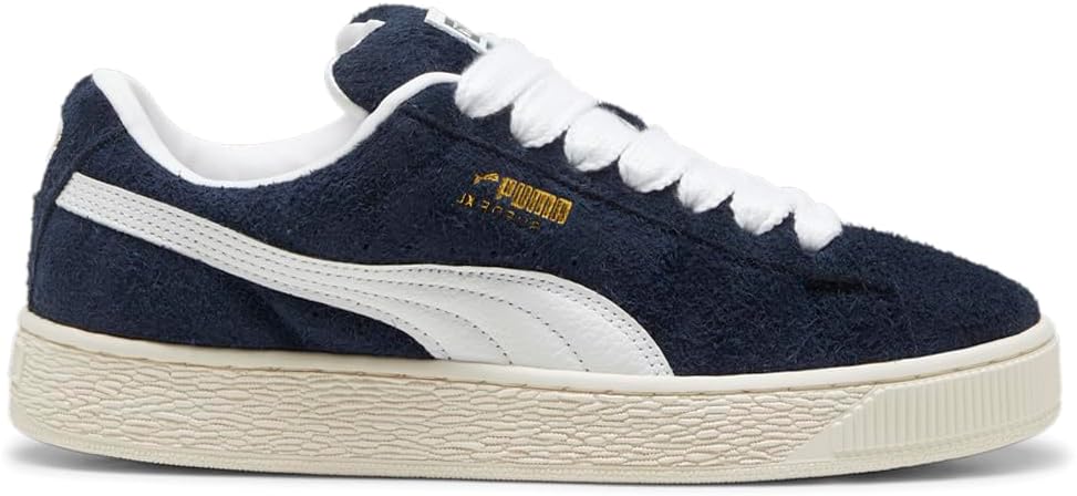 

Мужские замшевые кроссовки PUMA с шнуровкой XL Hairy - синие, повседневные