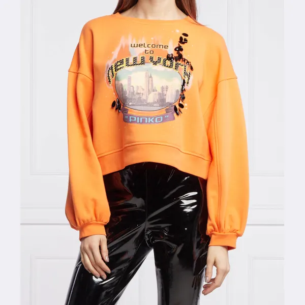 

Укороченная толстовка Montalto Pinko, оранжевый