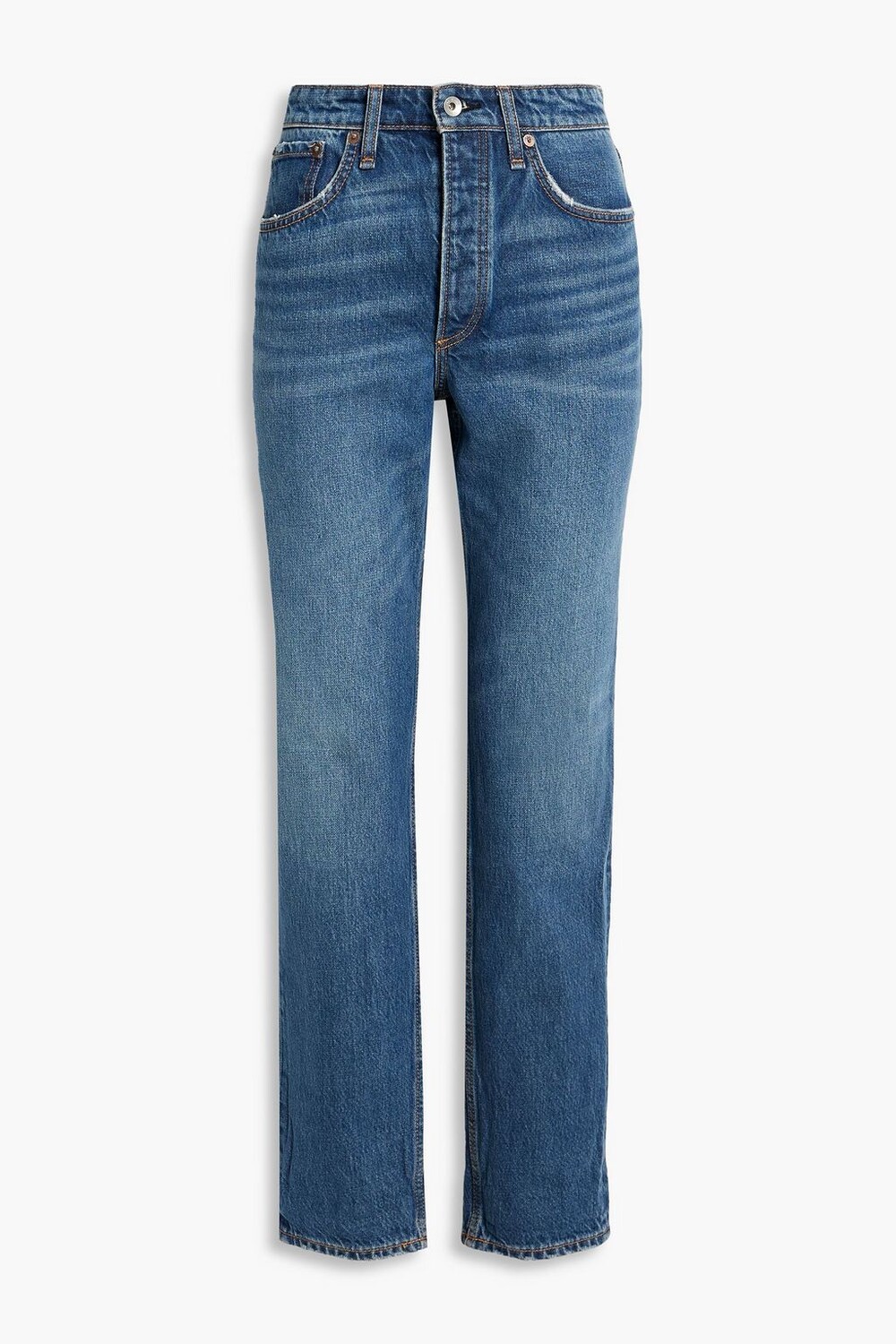 

Джинсы-бойфренды Rosa RAG & BONE, синий