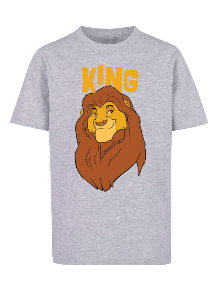 

Футболка F4NT4STIC Disney The König der Löwen Mufasa King, пестрый серый