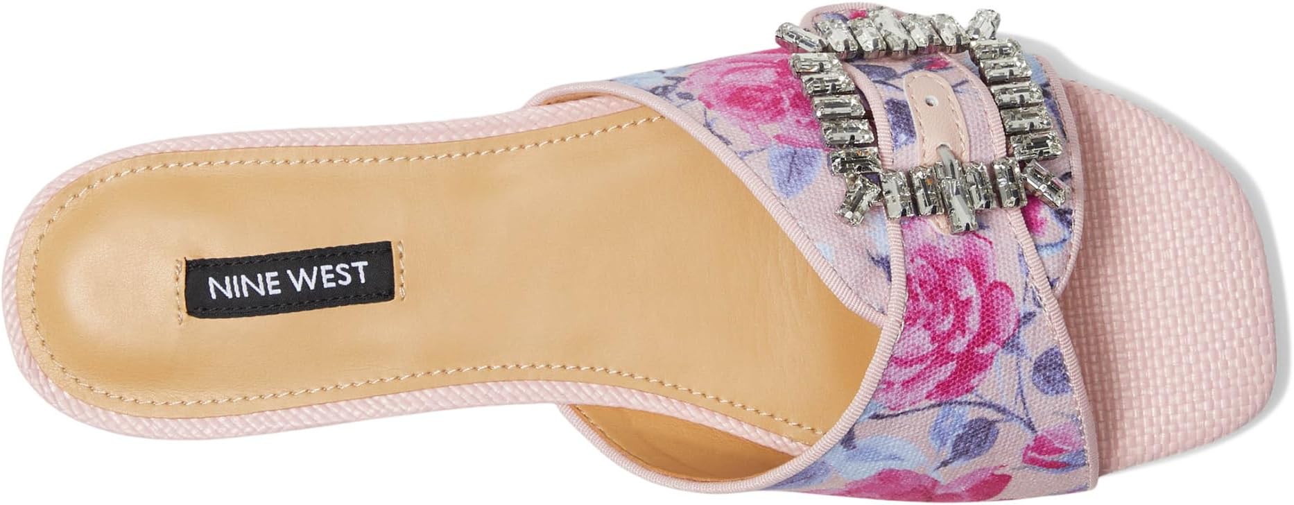 Сандалии Nine West Laniey, цвет Pink Mystic Garden Print Multi — фото 2