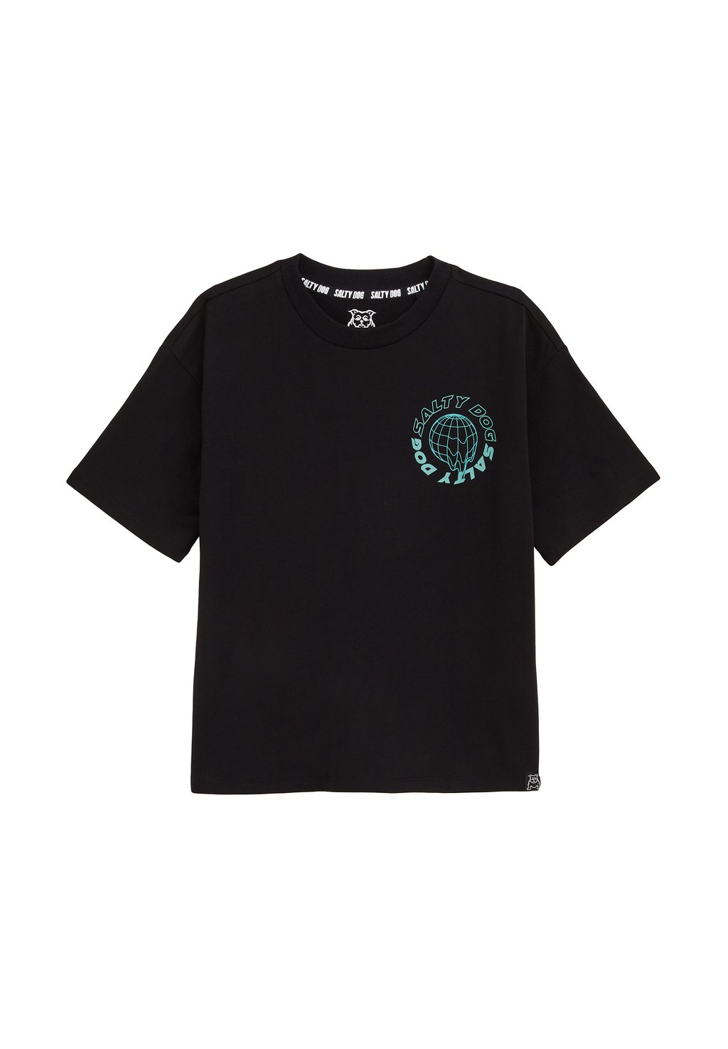 

Футболка с принтом SALTY DOG WE Fashion, черный