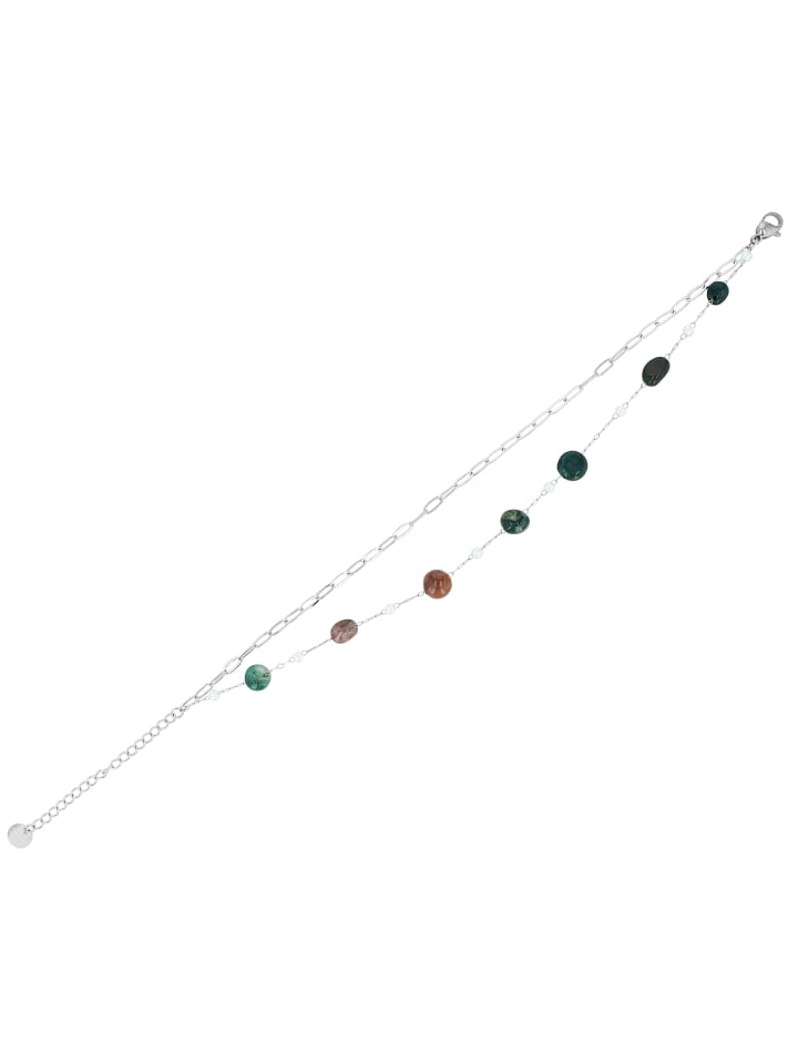 

Adeliás Женский браслет на лодыжку - из нержавеющей стали серебристого цвета