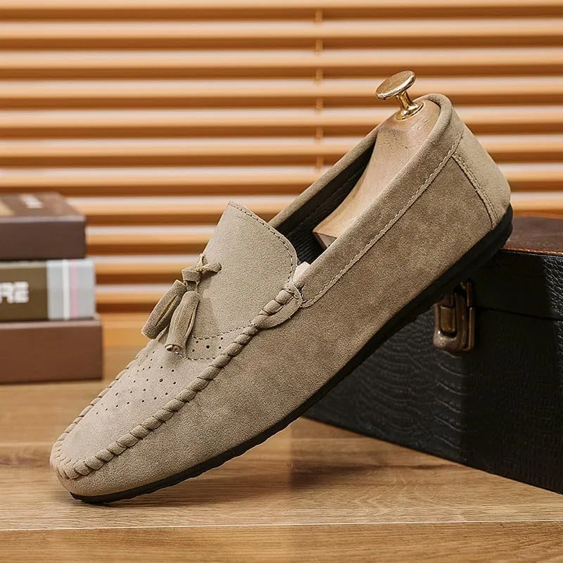 Лоферы из искусственной кожи с кисточкой, Khaki SayfuR — фото 2