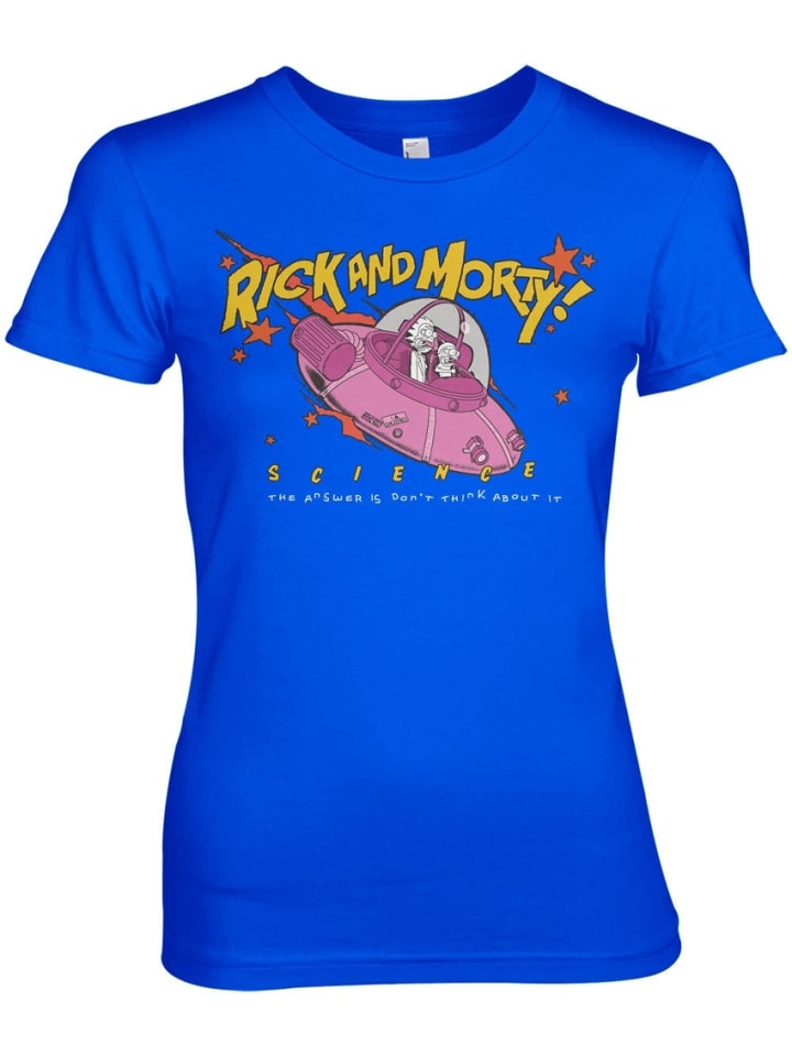 

Футболка Science Girly Tee Rick and Morty, синий