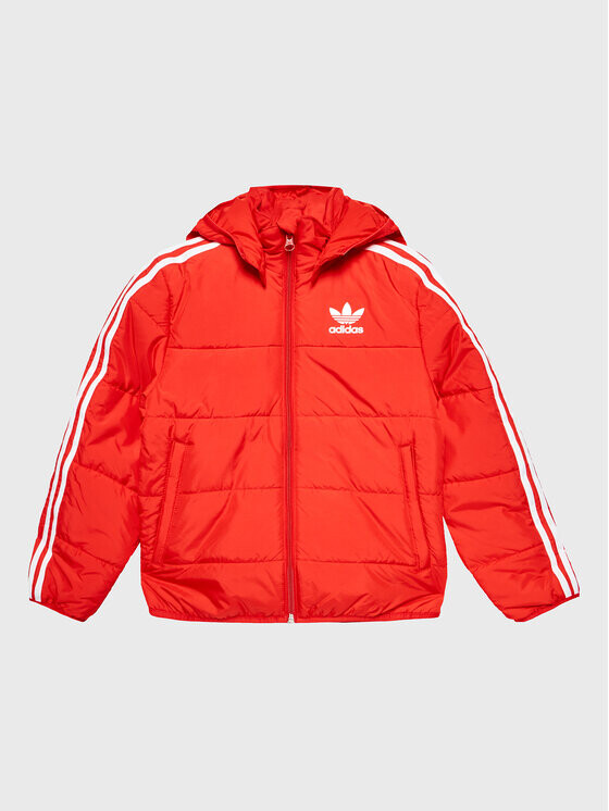 

Пуховик стандартного кроя Adidas, красный