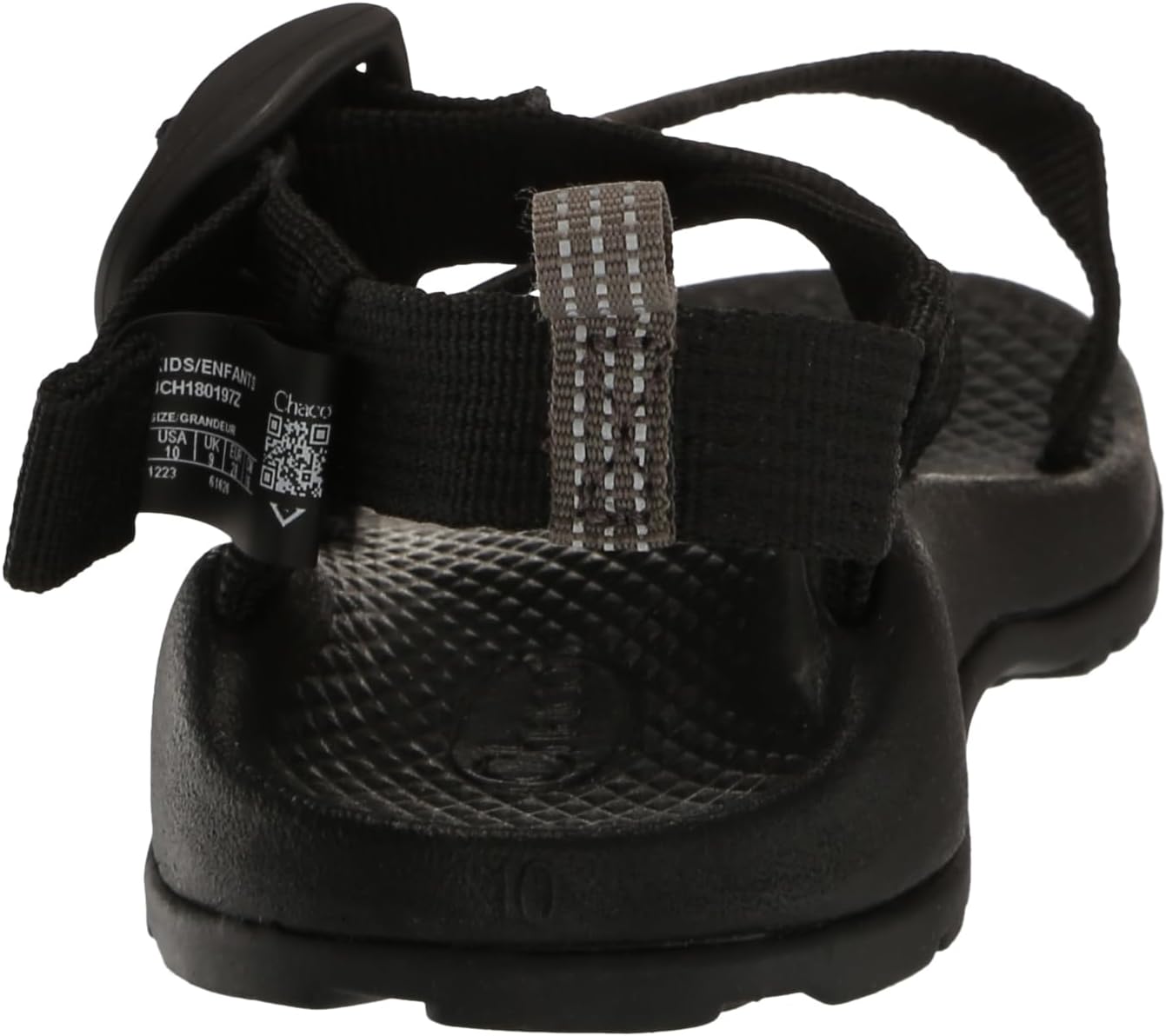 Детские унисекс сандалии Chaco Z/1 Ecotread Kids, черный — фото 3